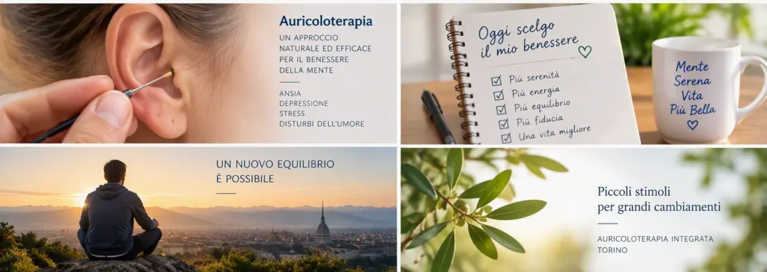 La cura della Depressione e dei Disturbi dell'Umore con l'Auricoloterapia.